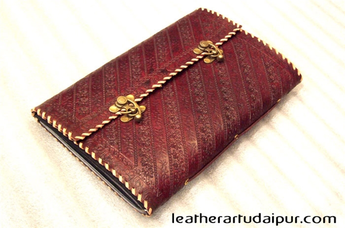 Leather Photo Album  : Embossed Leather Photo Album